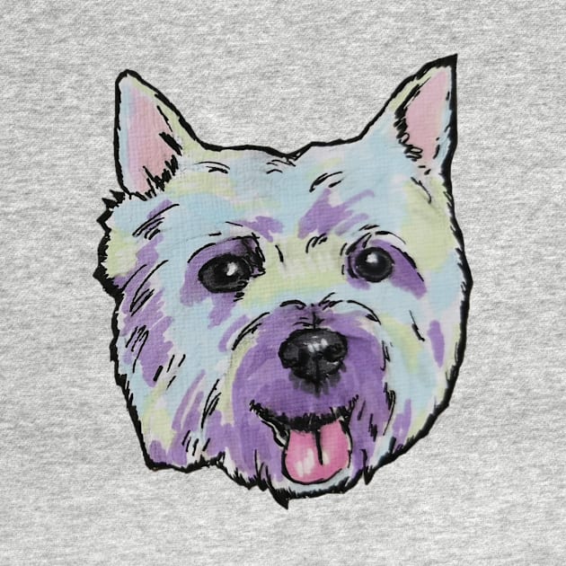 Whimsical Westie Wonder by NiamhOConnor